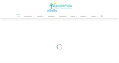 Desktop Screenshot of ecolifewalks.com